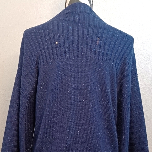 DH New York Distressed Silk Cashmere Knit Bell Sleeve Jumper Sweater - Picture 8 of 14